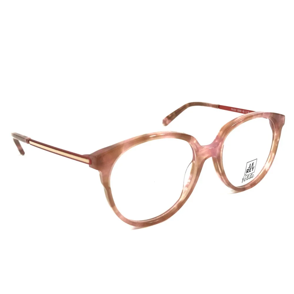 J.F. Rey Petite Eyeglasses Frames PA101 8069 Demi Pink Blush Cream 49-16-140